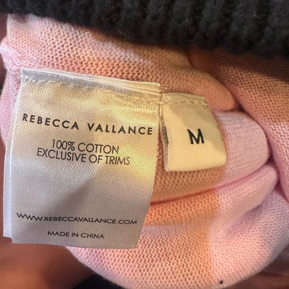 Rebecca Vallance Camille Striped Mini Skirt Pink & Black Sizr Medium NWTs - Picture 9 of 9